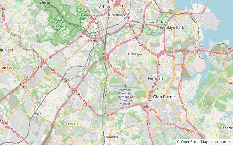 15 hotels within about a 10-minute drive of BWI Airport