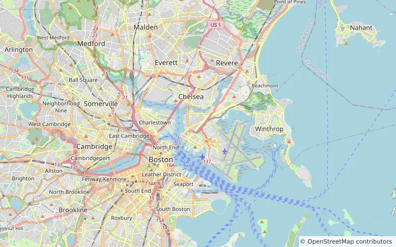 17 hotels within about a 10-minute drive of Logan International Airport