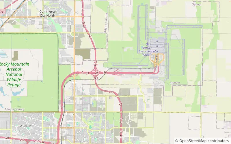 5 hotels near Denver International Airport (DEN), 1 of them within about a 10-minute drive