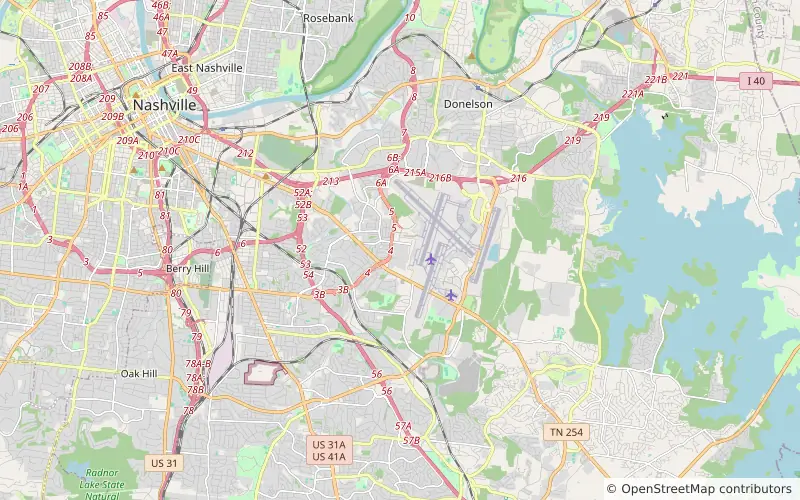 18 hotels within about a 10-minute drive of Nashville International Airport (BNA)