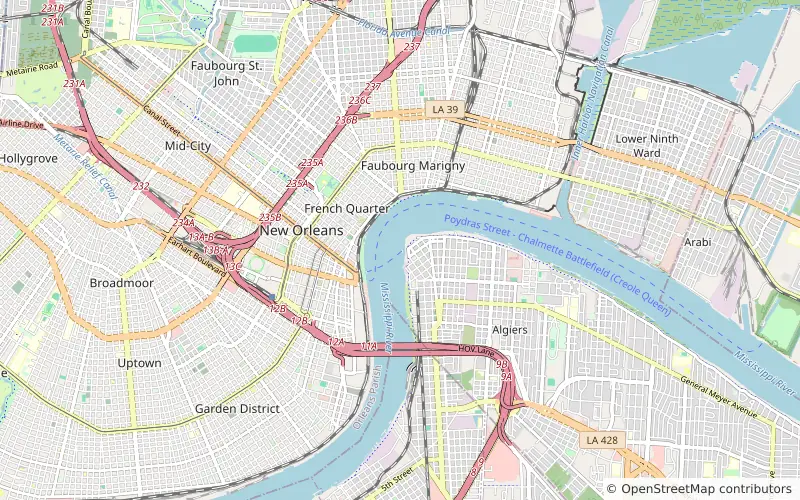 20 hotels near University Medical Center New Orleans, 4 of them within about a 10-minute walk