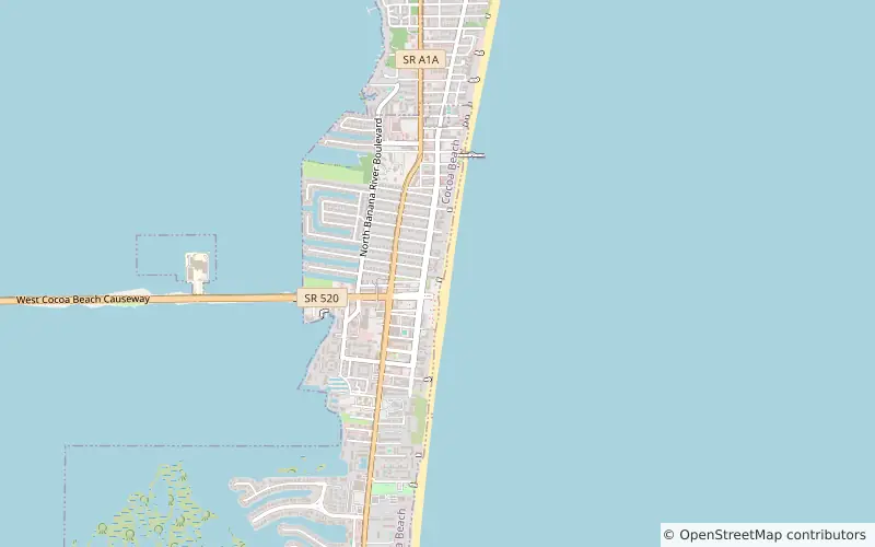 5 hotels near Cocoa Beach Pier, 3 of them within about a 10-minute walk